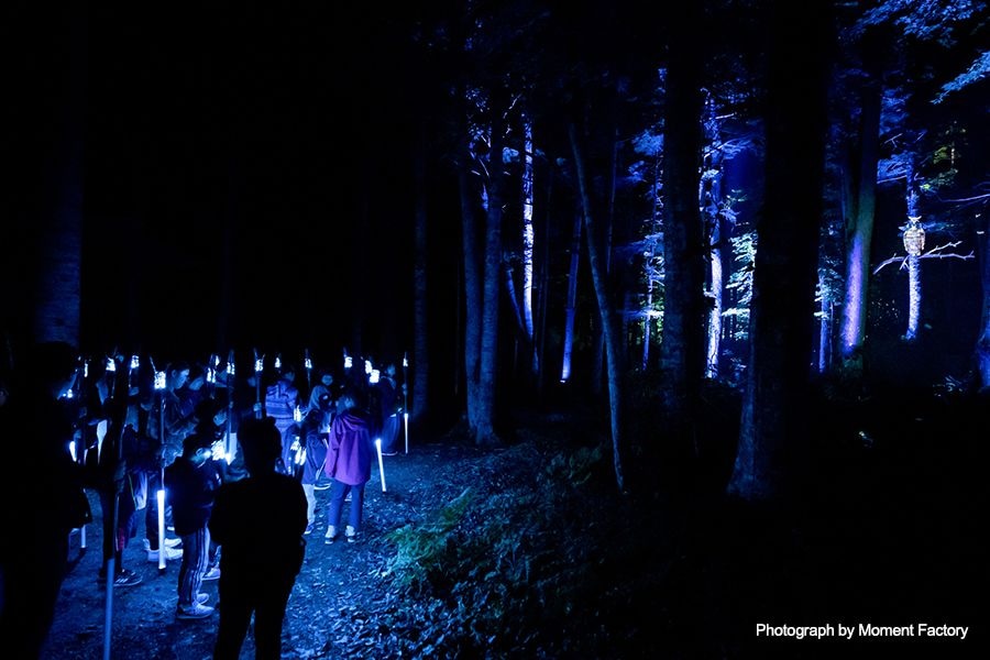 案例｜球盟会为壮观的Kamuy Lumina魔法夜行旅游项目提供配乐设备