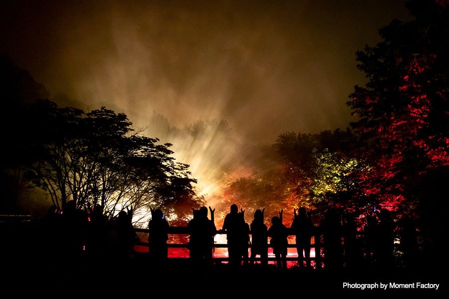 案例｜球盟会为壮观的Kamuy Lumina魔法夜行旅游项目提供配乐设备